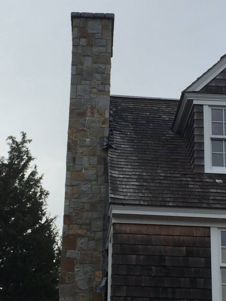 repaired chimney