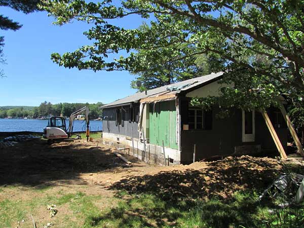 Existing waterfront property