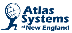 atlas systems of new england logo - blue